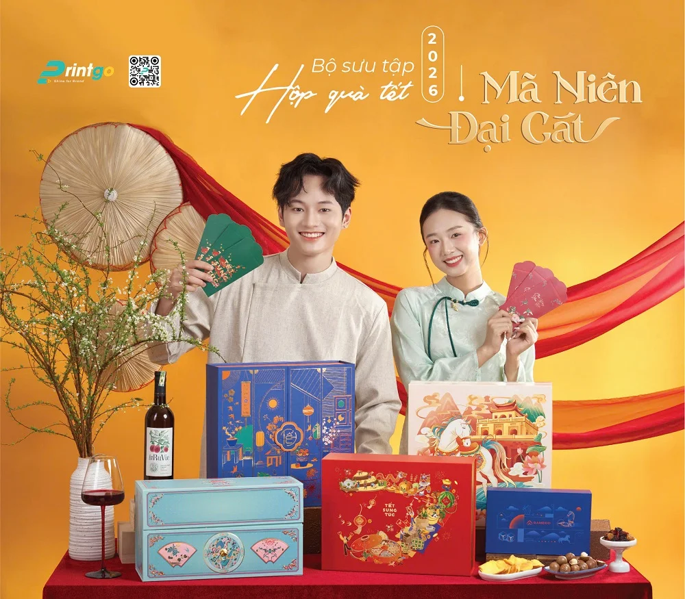 Printgo ra mắt catalogue quà tết 2026: Mã Niên Đại Cát