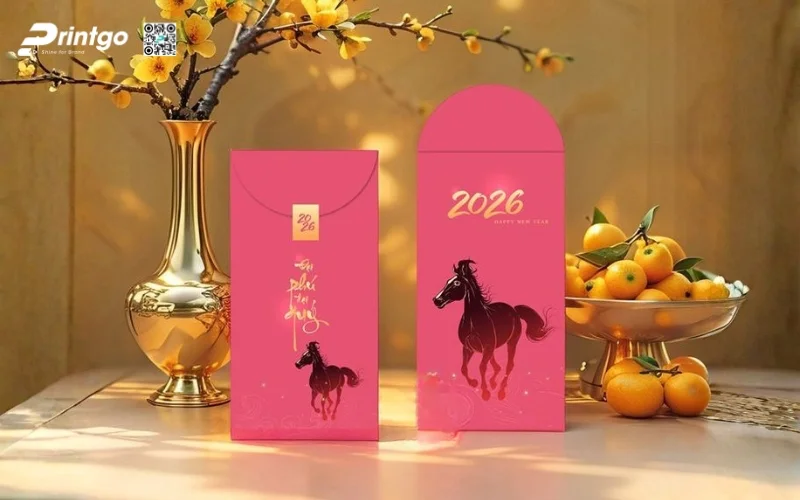 Mẫu bao lì xì ngân hàng có linh vật con ngựa Mẫu bao lì xì ngân hàng có linh vật con ngựa