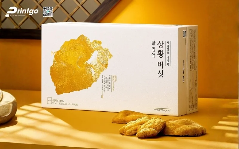 Mẫu hộp quà Tết nấm linh chi cao cấp và sang trọng nhất 2026