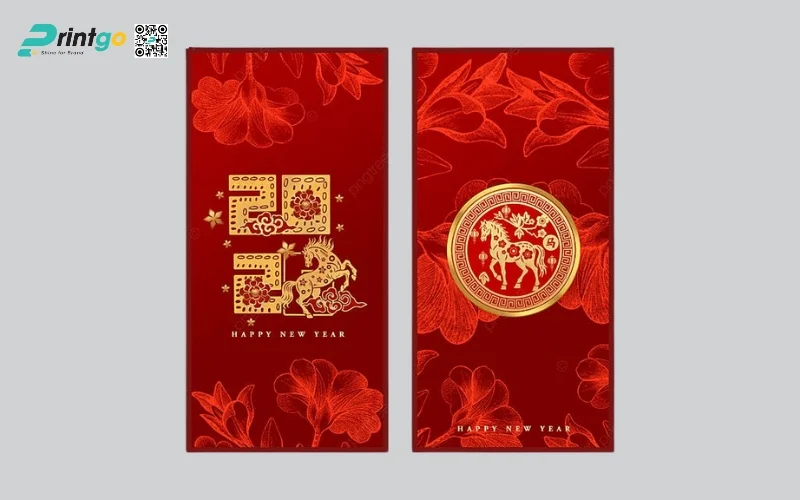 Mẫu bao lì xì ngân hàng có linh vật con ngựa Mẫu bao lì xì ngân hàng có linh vật con ngựa