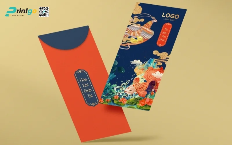 Mẫu bao lì xì ngân hàng có hoạ tiết tết truyền thống 2026 Mẫu bao lì xì ngân hàng có hoạ tiết tết truyền thống 2026