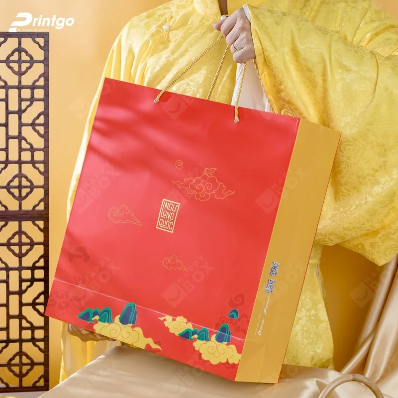 Chất liệu in túi giấy đựng quà Tết phổ biến