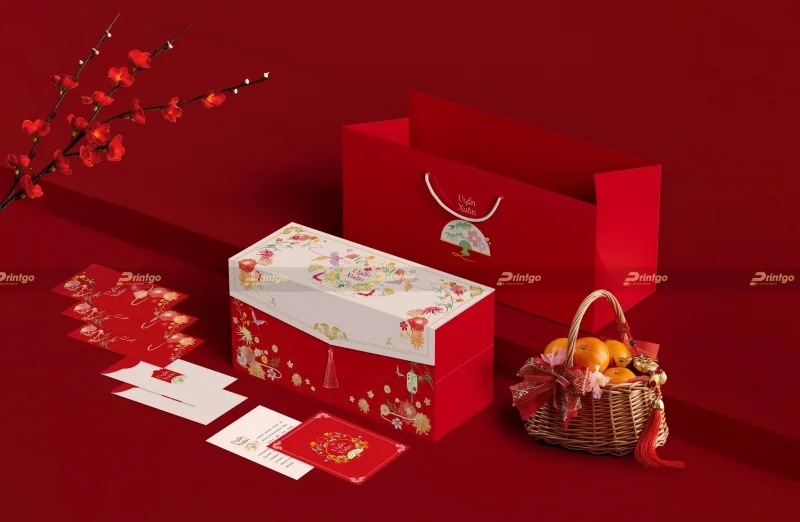 Tổng hợp các mẫu túi giấy đựng quà Tết ấn tượng