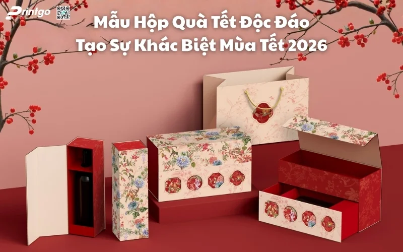 BST 1000 mẫu hộp quà Tết độc đáo tạo sự khác biệt mùa Tết Bính Ngọ