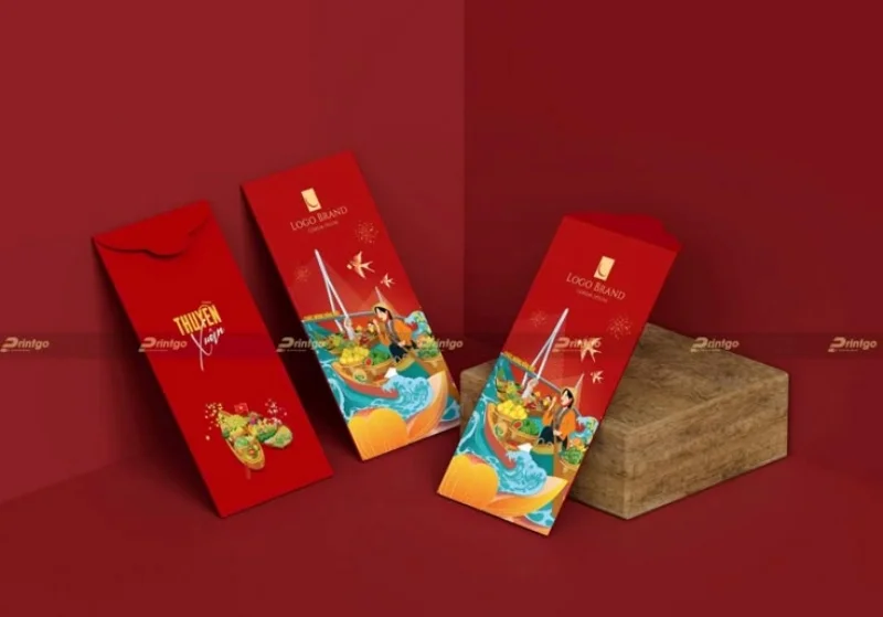 Bao lì xì thiết kế mang nét văn hóa truyền thống