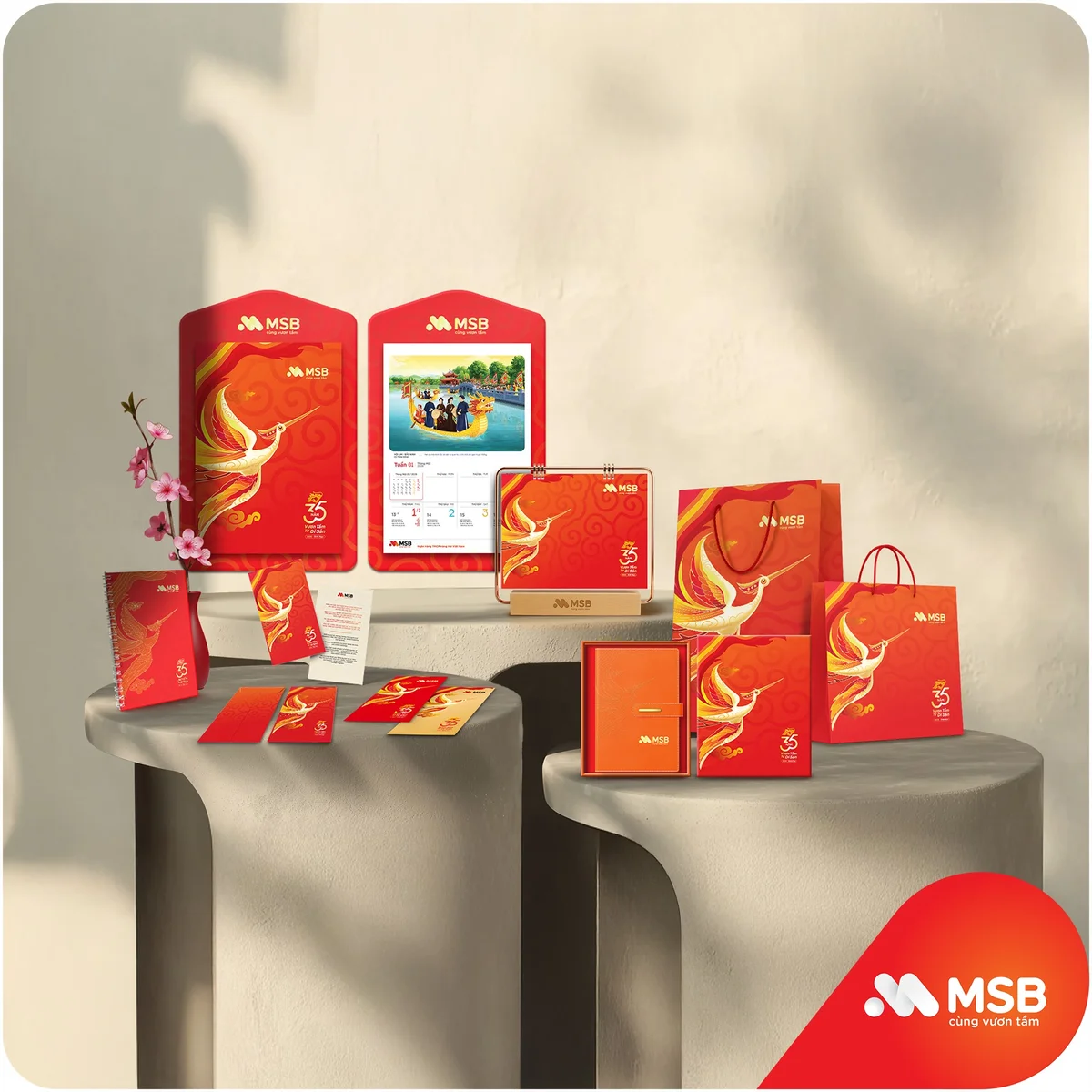 Bộ sưu tập lịch ngân hàng MSB 2026