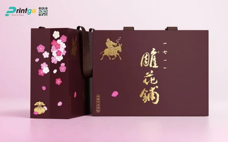 Hộp quà tết luxury thiết kế linh vật con ngựa