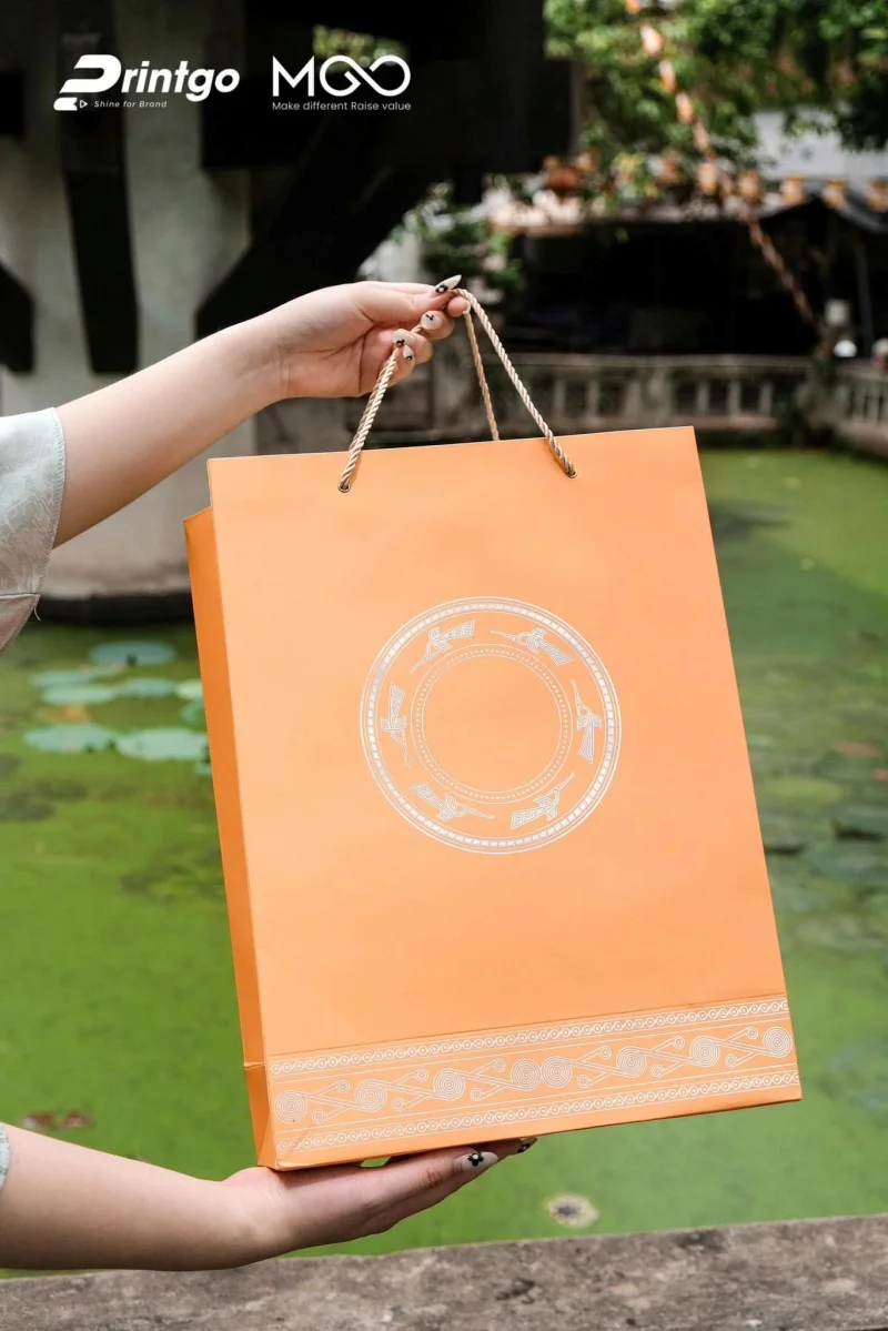 Phương pháp gia công túi giấy đựng quà Tết