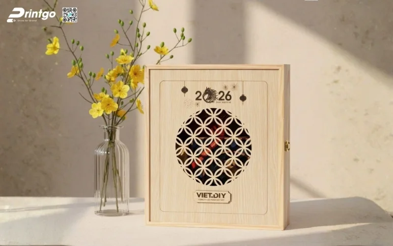 Tuyển chọn 599+ mẫu hộp quà Tết bằng gỗ cao cấp nhất mùa Tết 2026