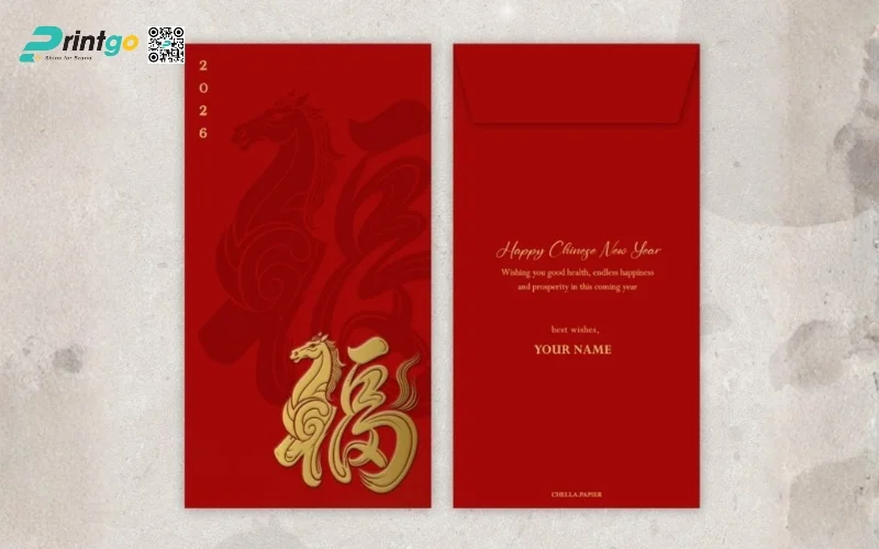 Mẫu bao lì xì ngân hàng có linh vật con ngựa Mẫu bao lì xì ngân hàng có linh vật con ngựa