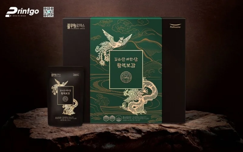 Mẫu hộp quà tết sâm Hàn Quốc nhập khẩu