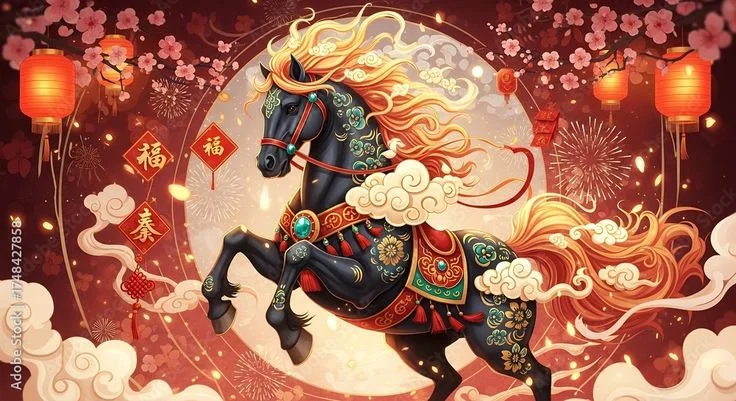Một số ý tưởng thiết kế mẫu thiệp chúc mừng năm mới con ngựa sáng tạo