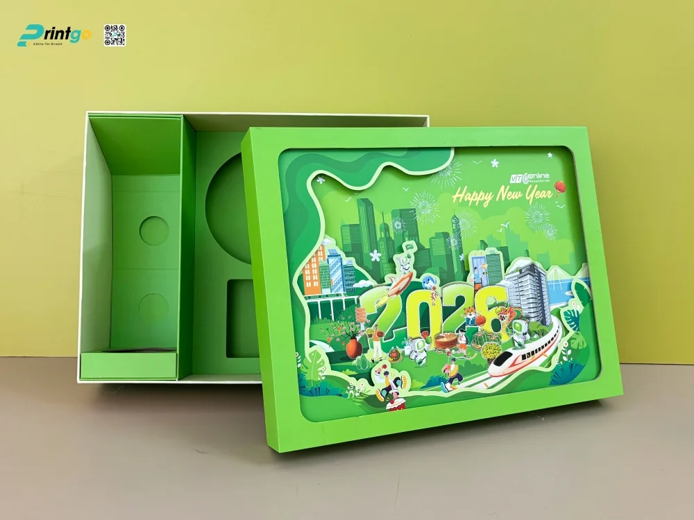 Hộp quà tết VTC Online : Kỹ thuật tạo hình 3D mang đến trải nghiệm mới lạ