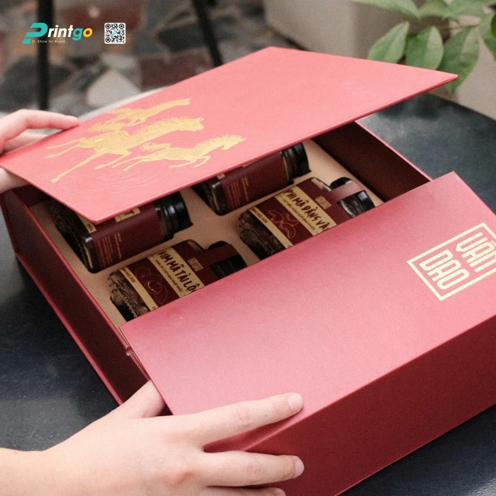 Bộ sưu tập hộp quà tết thương hiệu Vân Dao - The Gift Atelier: quy cách cánh bướm