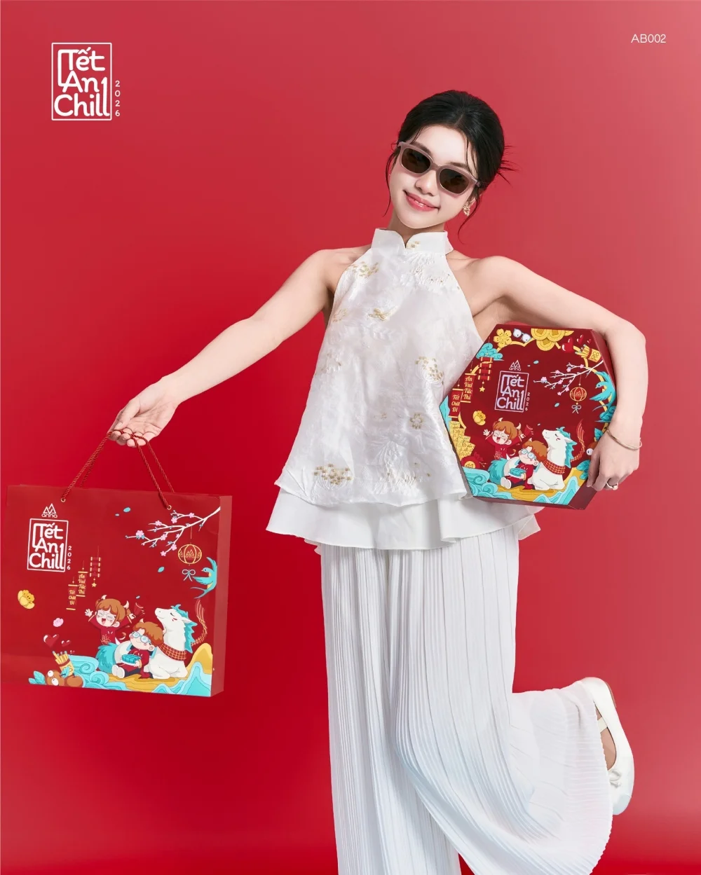 Hộp đựng quà tết kính mắt Anna trong chiến dịch "Tết An Chill