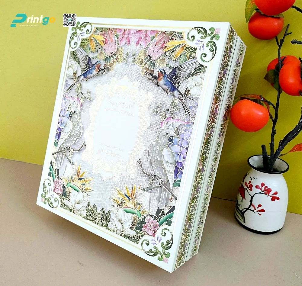 Hộp quà tết House of Gourmet do Printgo in ấn