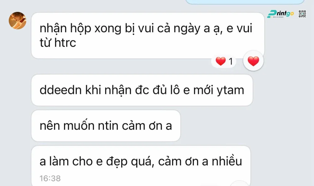 Cảm nhận của khách hàng khi nhận hàng