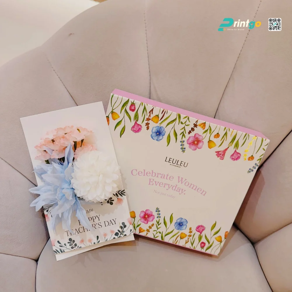 In hộp đựng thời trang LeuLeu Accessorize giấy carton lạnh