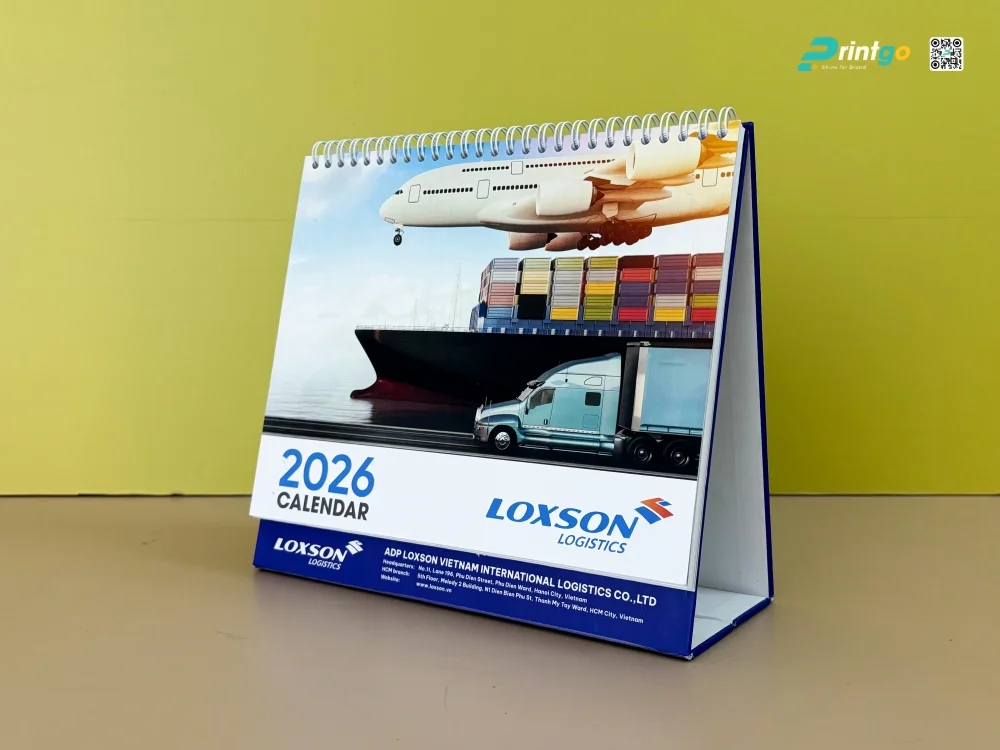Dự án thiết kế và in lịch Tết LOXSON Logistics