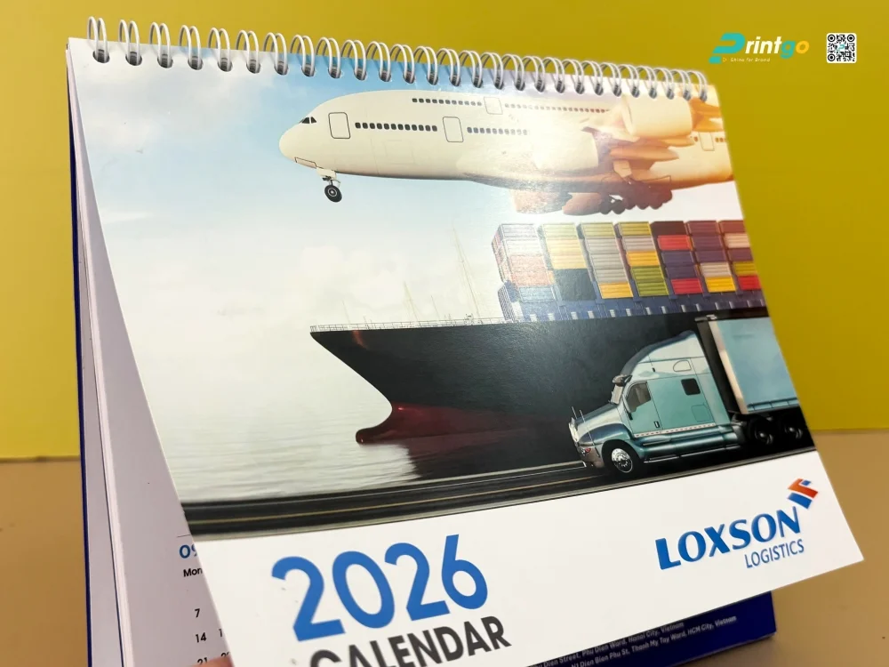 Ý tưởng & định hướng thiết kế lịch LOXSON 2026: bản đồ của sự lưu thông