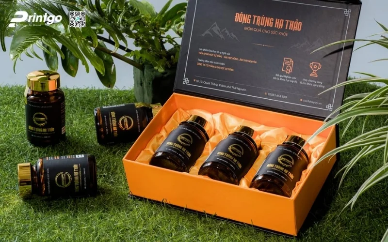 Phụ kiện thường đi kèm set quà tết đông trùng hạ thảo