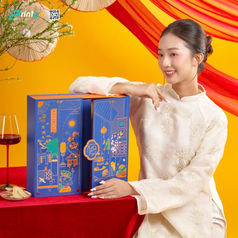 Quà tết tặng sếp với hộp quà tết sang trọng từ Printgo