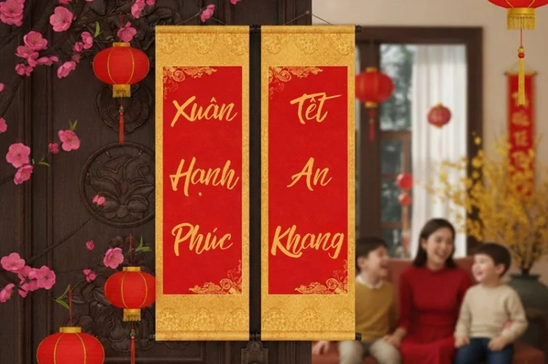 Câu đối chúc tết 3 chữ đón năm mới 