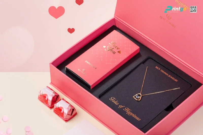 Thiết kế và in hộp đựng trang sức Huy Thanh