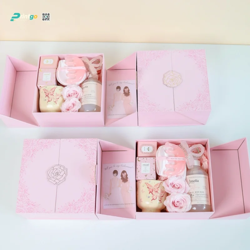 Thiết kế và in hộp đựng quà – yếu tố nâng tầm set quà 8/3 doanh nghiệp