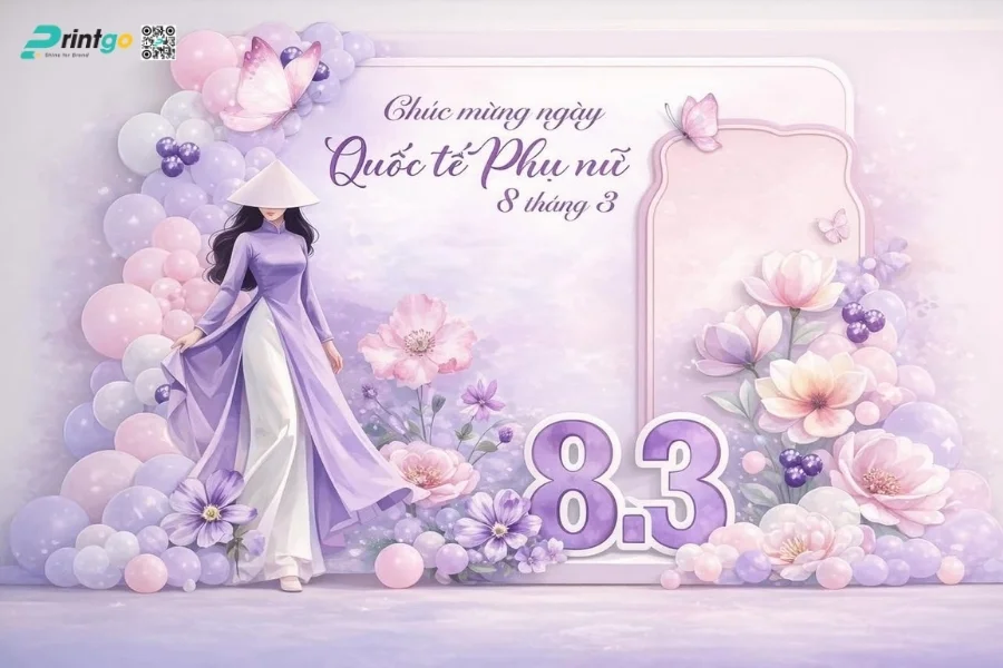 BST 89+ Ý Tưởng Thiết Kế Backdrop Sự Kiện 8/3 Checkin Nổi Bật Nhất