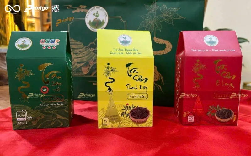 Bao bì sâm Lai Châu nâng tầm sản phẩm bản địa