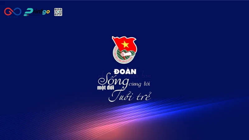 Background Đoàn Thanh Niên phong cách hiện đại