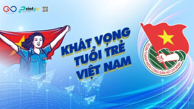 Background Đoàn Thanh Niên dùng cho backdrop sân khấu