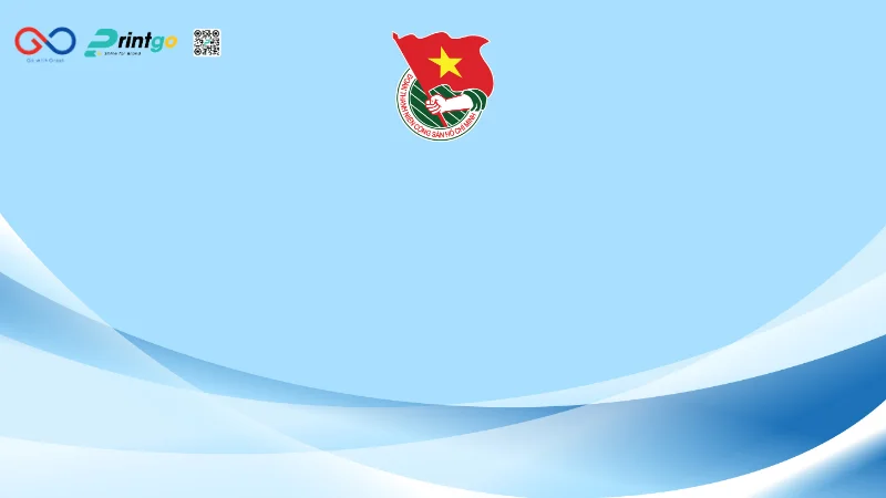 Background Đoàn Thanh Niên phong cách hiện đại