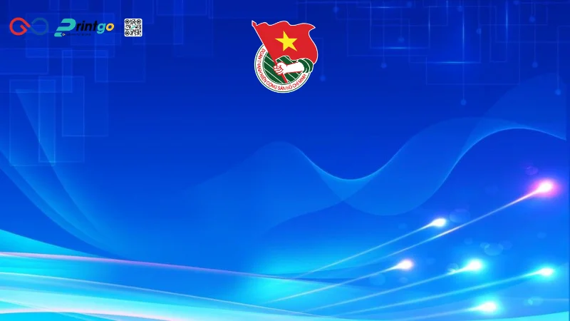 Background Đoàn Thanh Niên phong cách hiện đại