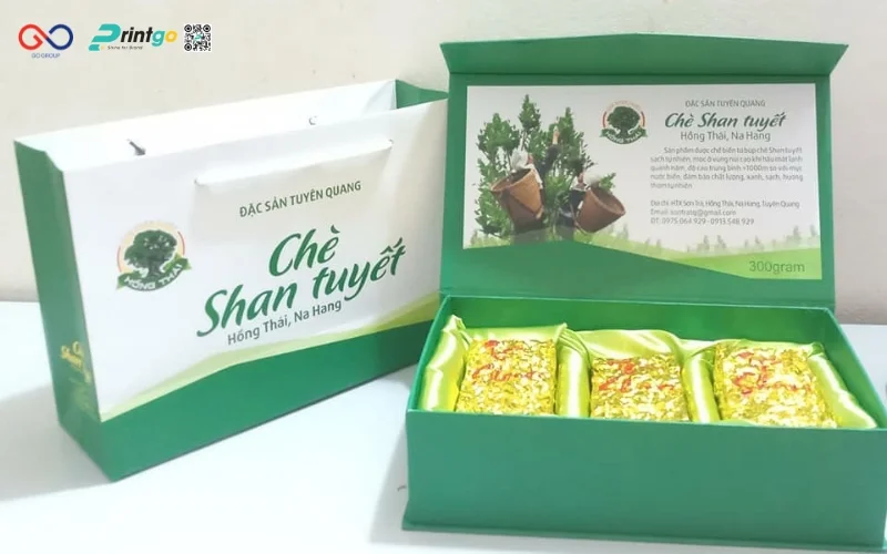 Thực trạng bao bì chè shan tuyết Hồng Thái trên thị trường hiện nay