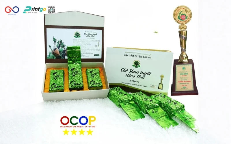 Bao bì chè shan tuyết Hồng Thái loại I