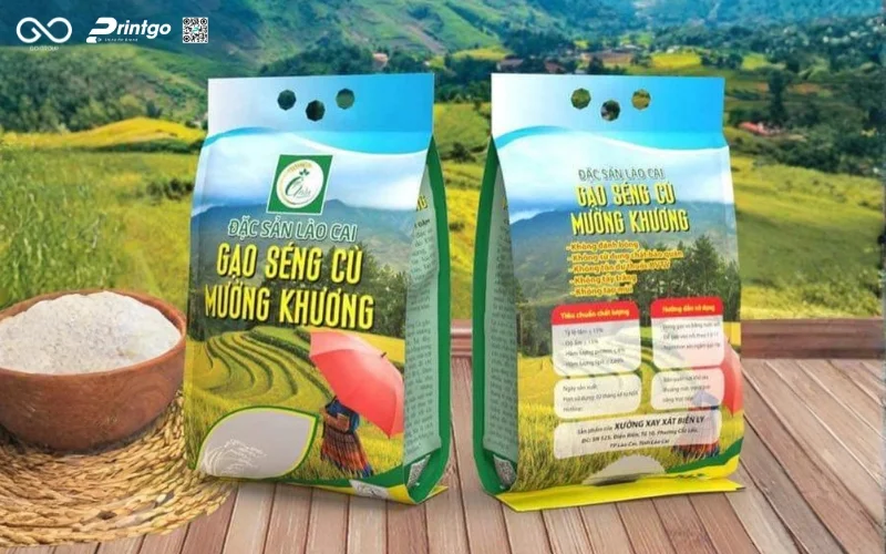 Review mẫu bao bì gạo Séng Cù Lai Châu trên thị trường hiện nay