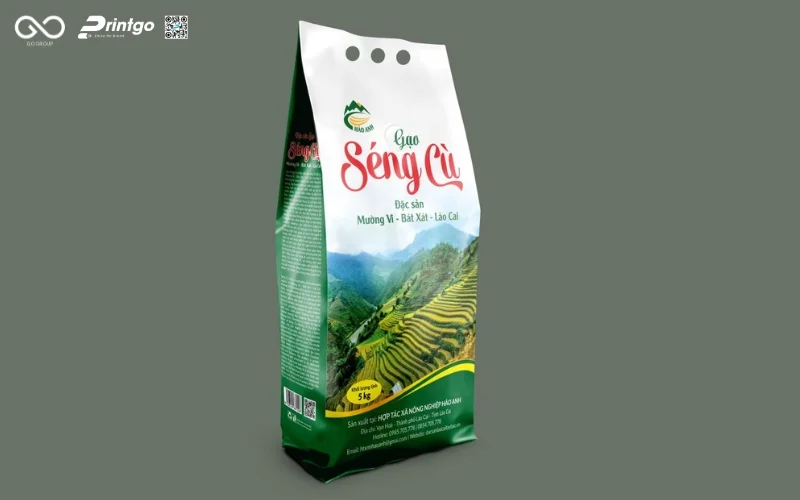Review mẫu bao bì gạo Séng Cù Lai Châu trên thị trường hiện nay