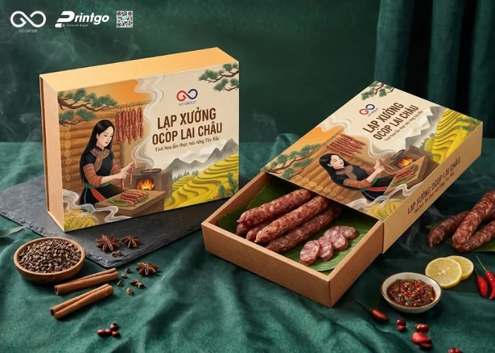 Thay đổi bao bì lạp xưởng OCOP Lai Châu dẫn đầu xu hướng 2026