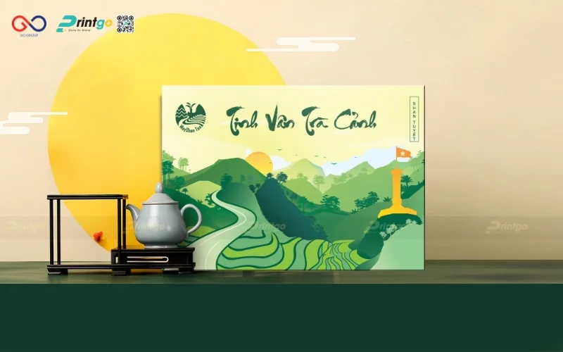 Một số bao bì sản phẩm OCOP Tuyên Quang tinh vân trà cảnh
