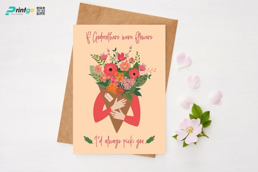 Mẫu thiệp in kèm thư chúc 8/3 khách hàng ấn tượng nhất