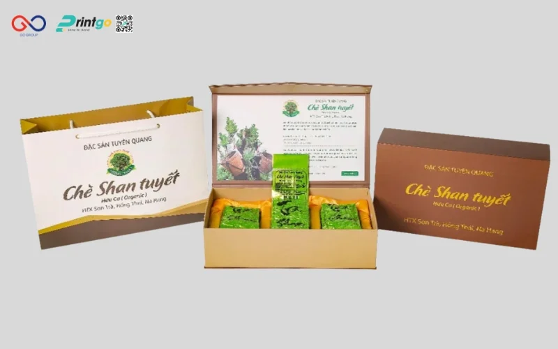 Bao bì chè shan tuyết Hồng Thái hiện nay đang được sử dụng