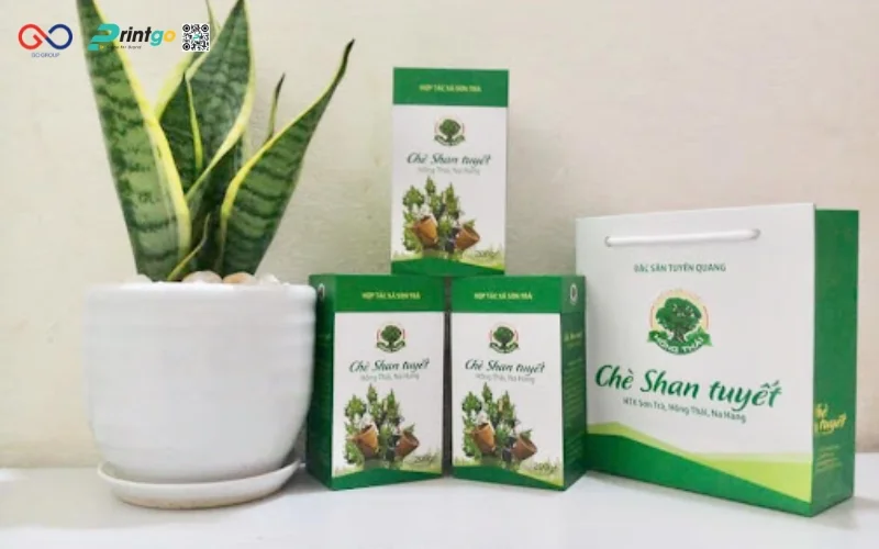 Thực trạng bao bì chè shan tuyết Hồng Thái trên thị trường hiện nay