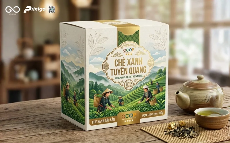 5 Thay đổi đột phá cho hộp chè xanh OCOP Tuyên Quang để xuất khẩu