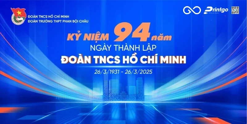 Background Đoàn Thanh Niên dùng cho backdrop sân khấu