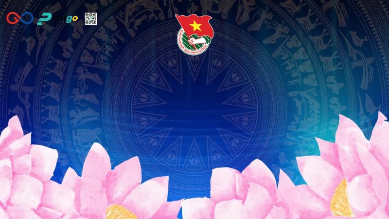 Background Đoàn Thanh Niên dùng cho backdrop sân khấu