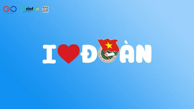 Background Đoàn Thanh Niên phong cách hiện đại