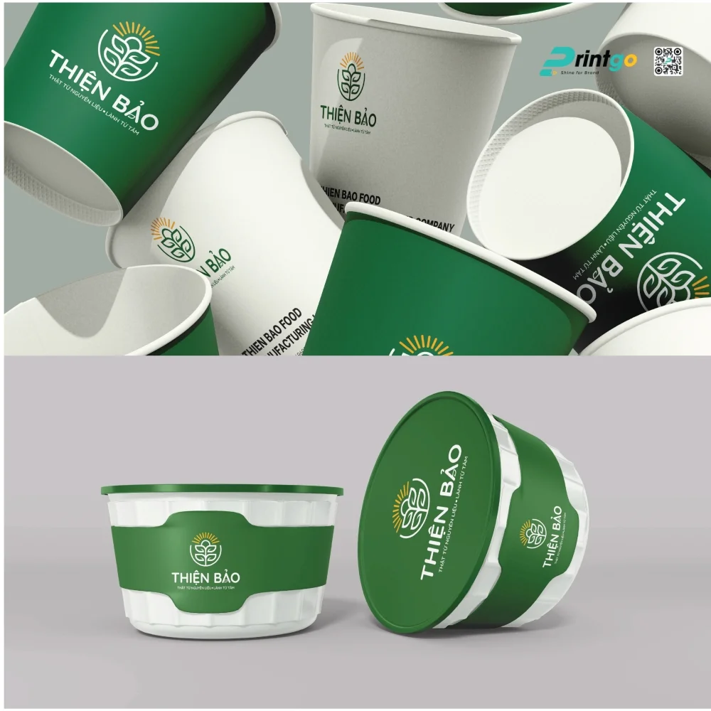 Printgo còn cung cấp thêm các thiết kế cho các hạng mục khác: cốc, bát
