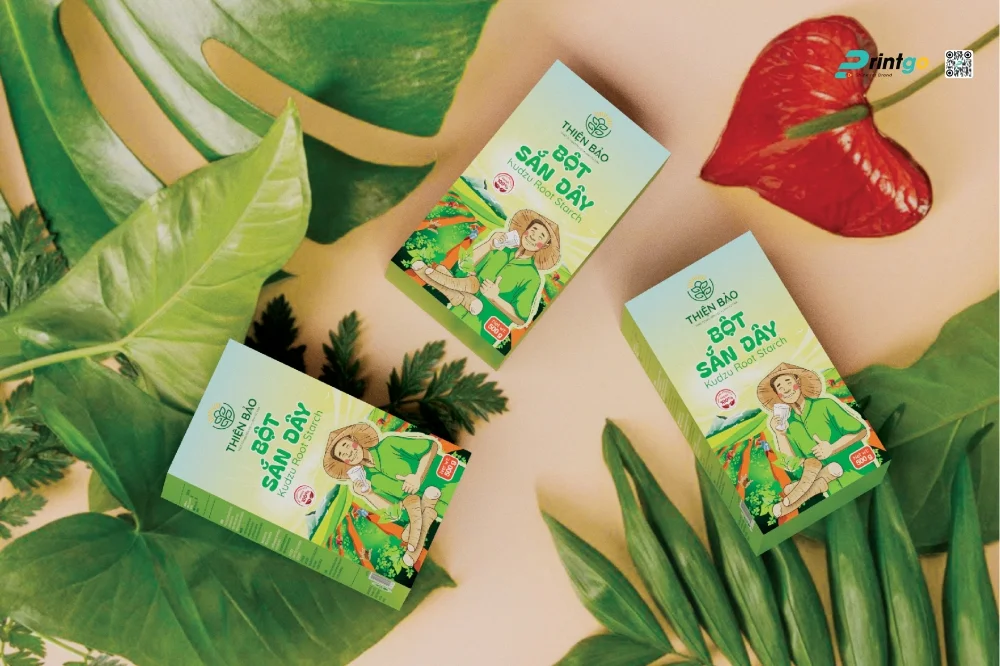 Thiết kế bột sẵn dây do Printgo thực hiện cho thực phẩm Thiện Bảo